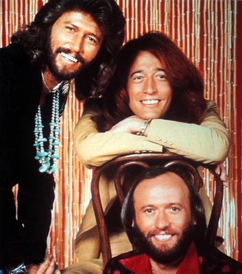 Bee Gees poster with hanger