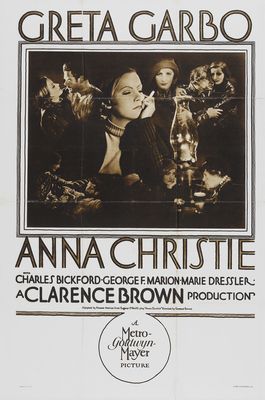 Anna Christie poster with hanger