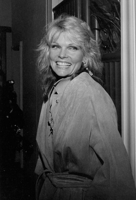 Cathy Lee Crosby wooden framed poster