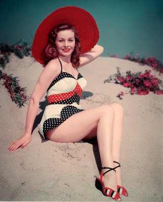 Jeanne Crain poster with hanger