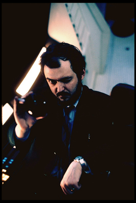 Stanley Kubrick poster with hanger