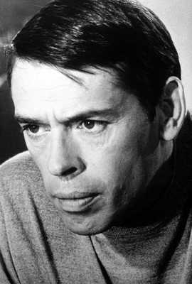 Jacques Brel poster with hanger