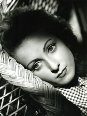 Danielle Darrieux poster with hanger