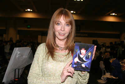 Cassandra Peterson poster with hanger