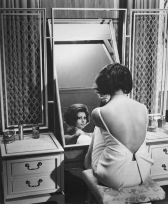 Sophia Loren poster with hanger