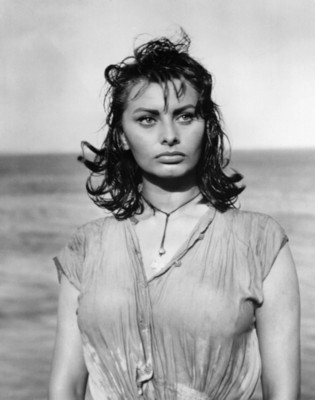 Sophia Loren metal framed poster