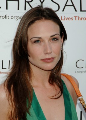 Claire Forlani wooden framed poster