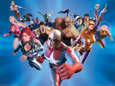 City of heroes poster