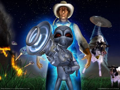 Destroy all humans canvas poster