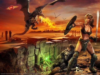 Everquest 2 desert of flames Poster GW11014