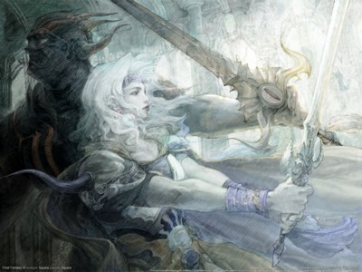 Final fantasy iv canvas poster