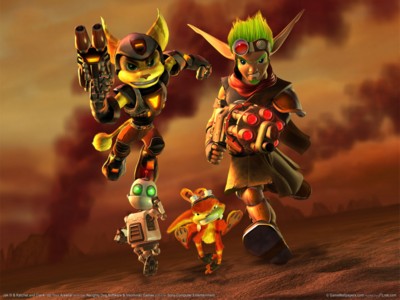 Jak 3 and ratchet and clank up your arsenal Mouse Pad GW11164