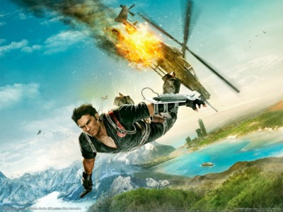 Just cause 2 metal framed poster