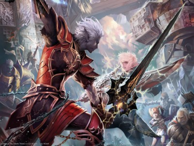 Lineage 2 the chaotic throne tote bag