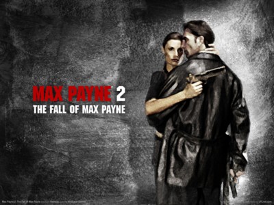 Max payne 2 the fall of max payne wooden framed poster