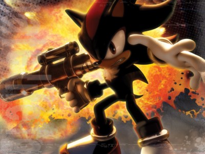 Shadow the hedgehog canvas poster