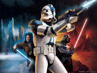 Star wars battlefront 2 metal framed poster