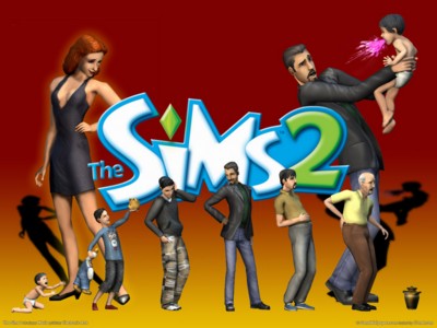 The sims 2 wood print