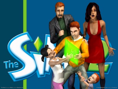 The sims 2 poster