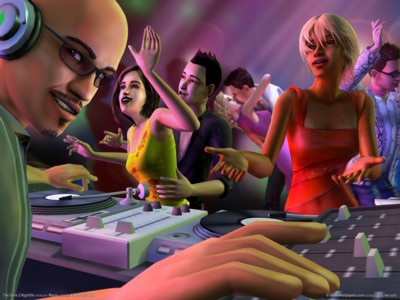 The sims 2 nightlife poster