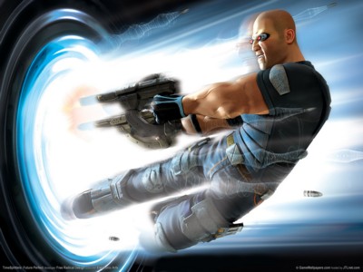 Timesplitters future perfect poster with hanger