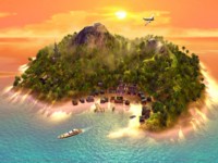 Tropico paradise island Mouse Pad GW11795