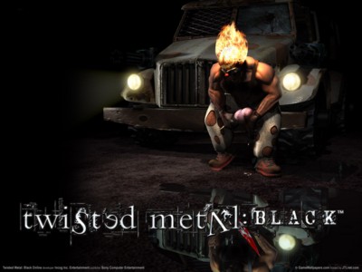 Twisted metal black online wooden framed poster