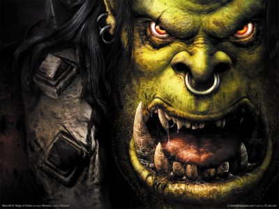 Warcraft 3 reign of chaos poster with hanger