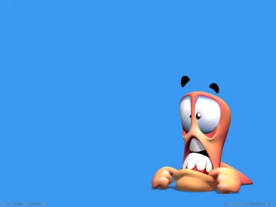 Worms 3d mouse pad