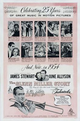 The Glenn Miller Story movie poster (1953) pillow