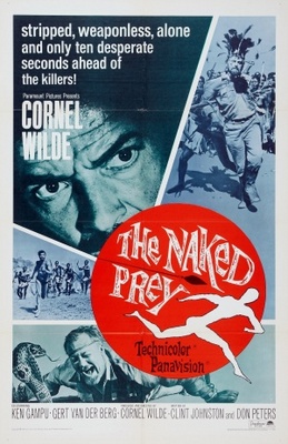 The Naked Prey movie poster (1966) poster with hanger
