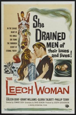 The Leech Woman movie poster (1960) wooden framed poster