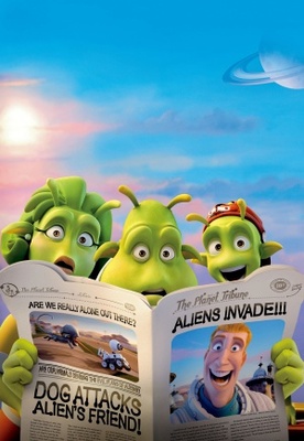 Planet 51 movie poster (2009) pillow