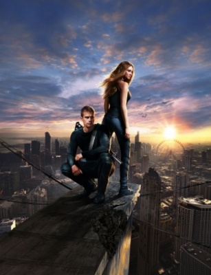 Divergent movie poster (2014) wood print