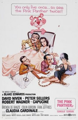 The Pink Panther movie poster (1963) pillow