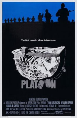 Platoon movie poster (1986) Stickers MOV_0074bb88