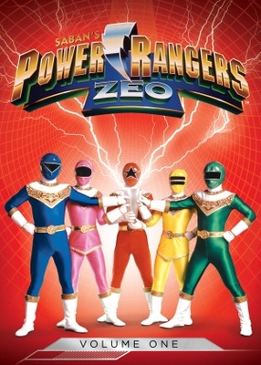 Power Rangers Zeo movie poster (1996) metal framed poster