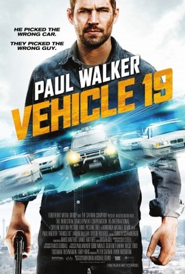 Vehicle 19 movie poster (2013) wood print