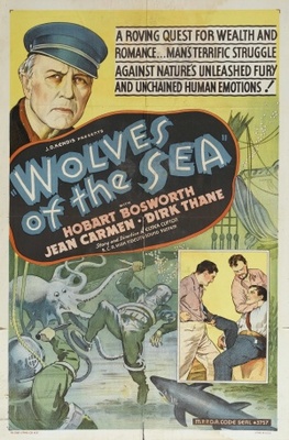 Wolves of the Sea movie poster (1936) wood print