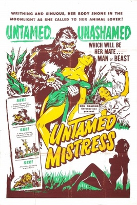 Untamed Mistress movie poster (1956) poster