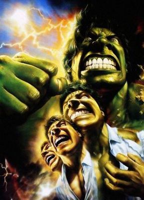 The Incredible Hulk movie poster (1978) poster with hanger
