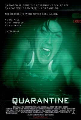 Quarantine movie poster (2008) wooden framed poster