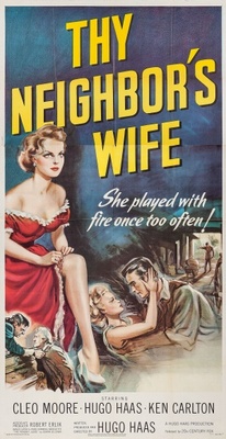 Thy Neighbor's Wife movie poster (1953) mouse pad