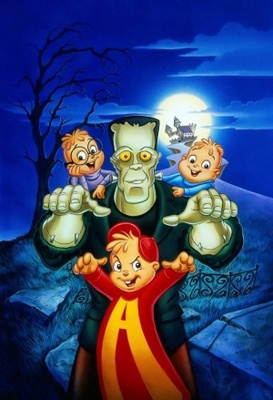 Alvin and the Chipmunks Meet Frankenstein movie poster (1999) canvas poster