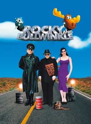 The Adventures of Rocky & Bullwinkle movie poster (2000) wood print