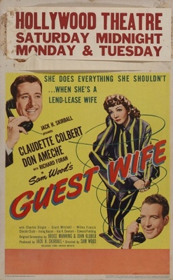 Guest Wife movie poster (1945) t-shirt