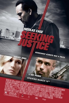 Seeking Justice movie poster (2011) wood print