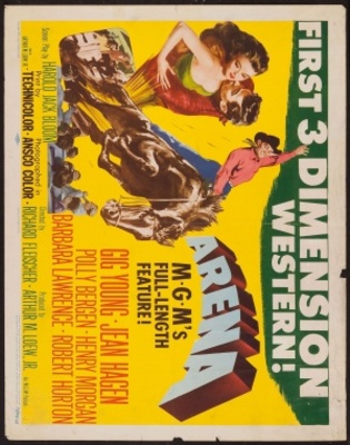 Arena movie poster (1953) pillow