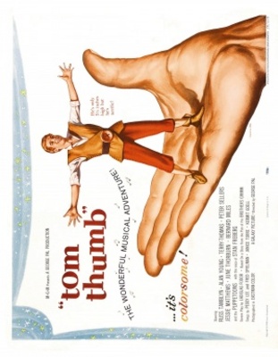 tom thumb movie poster (1958) canvas poster