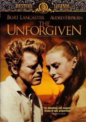 The Unforgiven movie poster (1960) metal framed poster